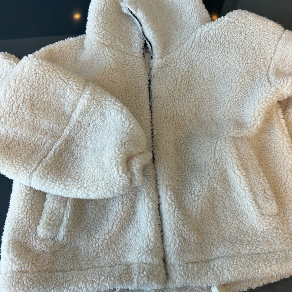 Cozy Sherpa Jacket - Cream